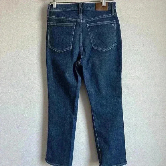 Madewell Slim Demi-Boot Jeans Women's Size 27 Medium Wash High-Rise Style #MB917 - Picture 2 of 14